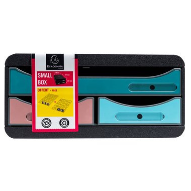 EXACOMPTA Set Tiroires SKANDI A4+ 311606D Small Box, 3 comp.