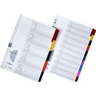 PAGNA Répertoire carton A4 31004-08 blanc 10-pièces, 1-10