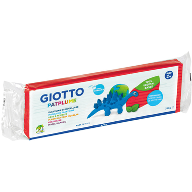 GIOTTO Pâte à modeler Patplume 350g 510102 red