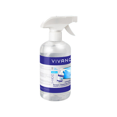Spray nettoyant pour écrans 500 ml avec chiffon inclus | Vivanco