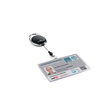DURABLE Badge Holder Jojo Style 890701 54x87mm, nero