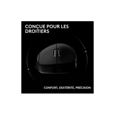 Logitech Souris de gaming Pro X Superlight Dex Noir