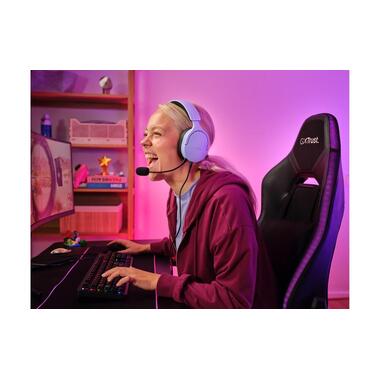 Trust Headset GXT 489P FAYZO Violett/Schwarz