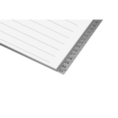 BIELLA Registro PP A4 47143100U grigio 1-31