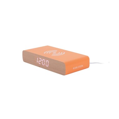KARLSSON Sveglia digitale Retro Flat Bright Orange