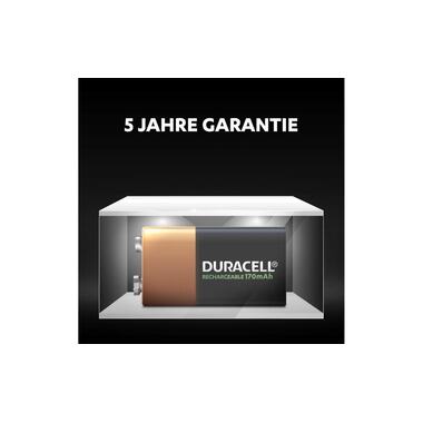Duracell Batteria Ricaricabile NiMH 9V E-Block 170 mAh, 1 pezzo