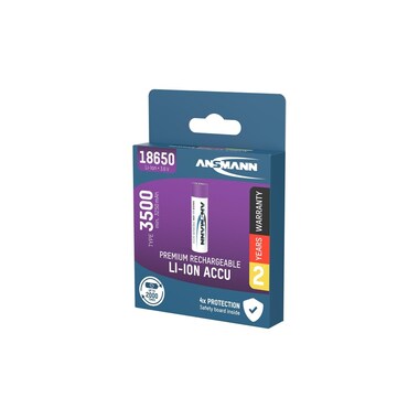 Ansmann Battery Type 3500 Li-Ion 18650 3500 mAh, 1 piece