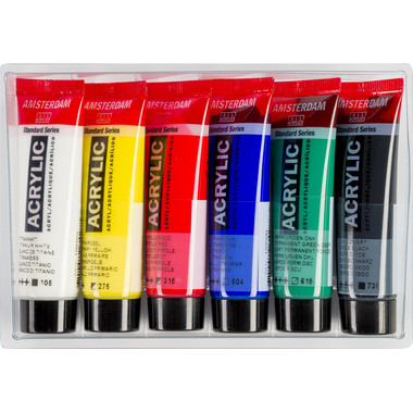 AMSTERDAM Standard Series Acryl Set 17820406 6x20ml