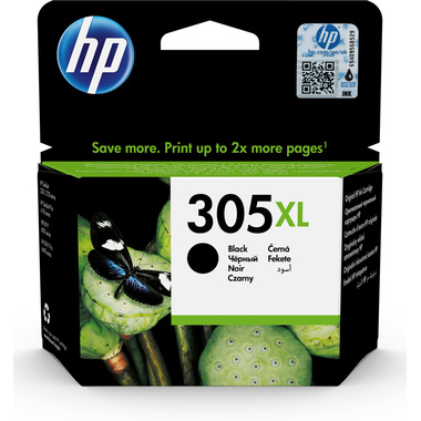 HP Cartouche d'encre 305XL noir 3YM62AE DeskJet 2300/2700 240 pages