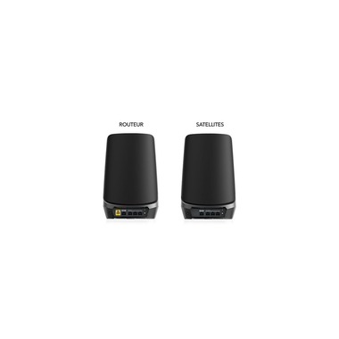 Netgear Orbi Quad-Band WiFi 6E Mesh-System RBKE963B-100EUS Set da 3 pezzi