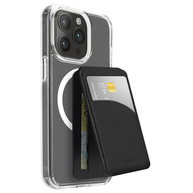 Mag Wallet Plus magnetischer Kartenhalter für iPhone ab 12 | Puro