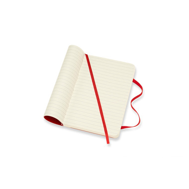 MOLESKINE Notizbuch Classic SC Pocket 002854597 scharl.rot, liniert 192 Blatt