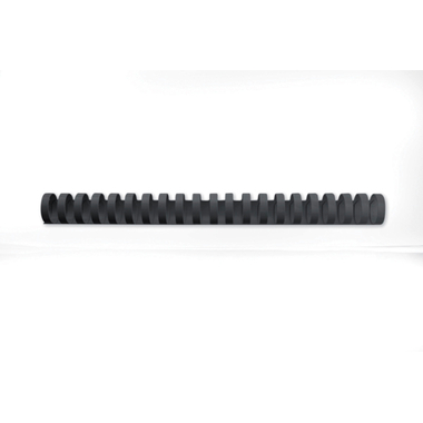 GBC Plastikbinderücken 25mm A4 4028182 schwarz, 21 Ringe 50 Stück
