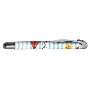 ONLINE Stylo plume College II 0.5mm 12466/3D Kiss Kiss bleu
