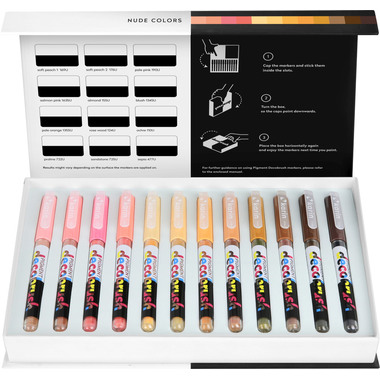 KARIN Pigment Deco Brush 29C4 Nude Colors Set 12 Farben