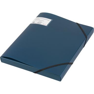 DUFCO Ablagebox A4 51500.03656 blau metallic 2.5cm