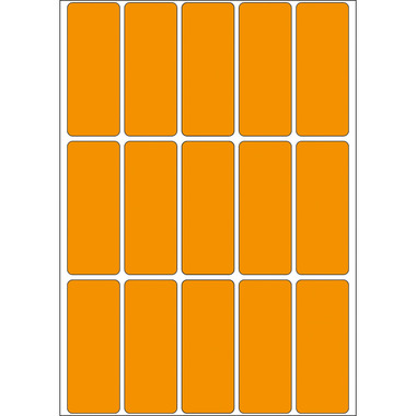 HERMA Etiketten 20×50mm 2414 orange 360 Stück