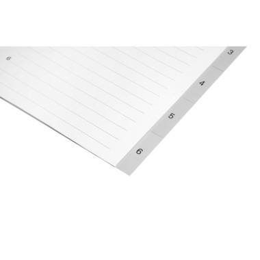 BIELLA Register PP A4 47140600U grau 1-6