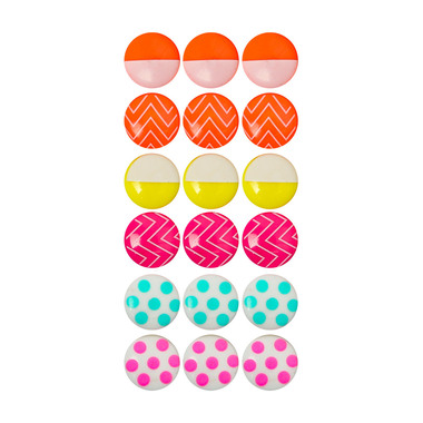 I AM CREATIVE Magnet Mini Let`s Organize 4035.58 neon 18 Stück