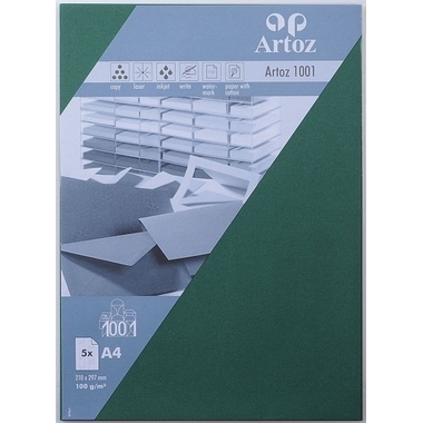 ARTOZ Papier 1001 A4 107796143 100g, racing green 5 pcs.