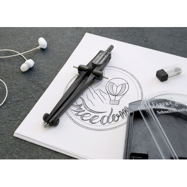 FABER-CASTELL Compas Stream 2019 174530 black stone