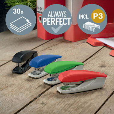 LEITZ Heftgerät NeXXT Recycle 5604-00-25 rot, CO2 neutral 30 Blatt