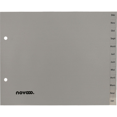 NOVOOO Registro PP 1/2 alto 40975 grigio Déc-Jan FR