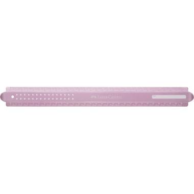 FABER-CASTELL Lineal 30cm 172030 Sparkle, bruchsicher