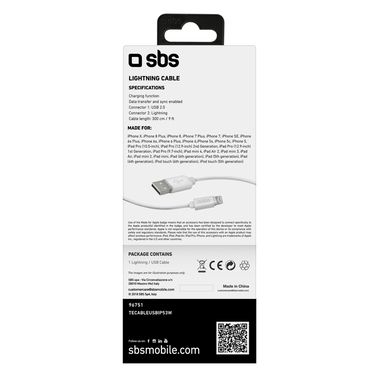 Cavo dati USB 2.0 - Apple Lightning