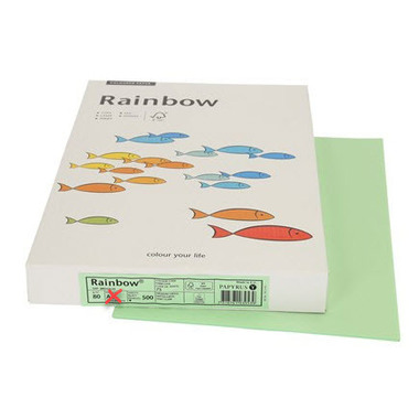 RAINBOW Papier mittelgrün/75 A3 88042632 FSC, 80g 500 Blatt