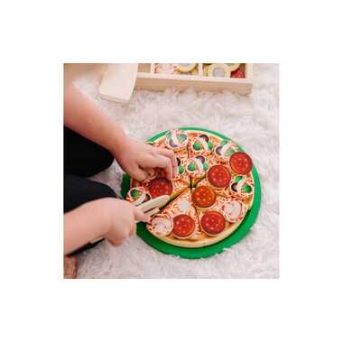 Spinmaster Melissa et Doug Pizza Party Set de jeu en bois