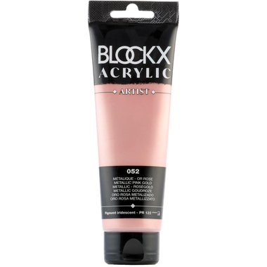 BLOCKX Colore acrilici 120ml 60052BXC oro rosa metallizzato