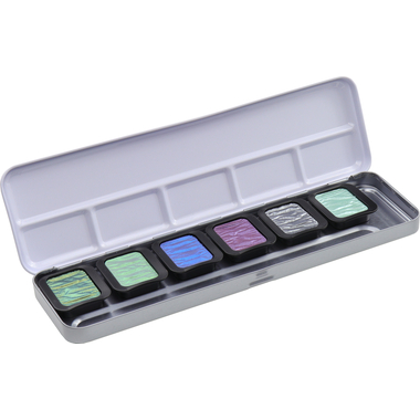 TALENS Couleur nacrée Finetec box F0602 Essentials Cool 6 couleurs