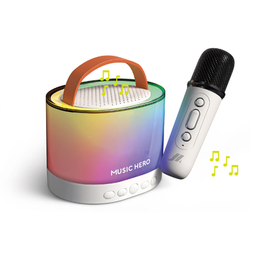 STARSOLO karaoke speaker with microphone & LEDs | Music Hero
