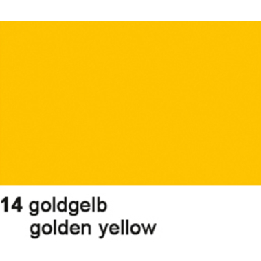 URSUS Seidenpapier 50x70cm 4642214 goldgelb 6 Bogen