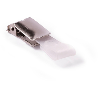 DURABLE Clip per targhetta 810326 metallo,bottoni a press. 25pz.