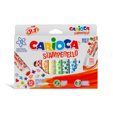 CARIOCA Stylo Fibre Stamperello 3416 ass. 12 pcs.