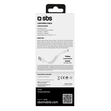 Data cable USB 2.0 - Apple Lightning