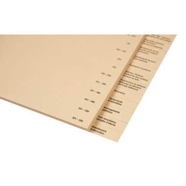 BIELLA Bauabrechnungsregister A4 46442691U braun FR 26-teilig