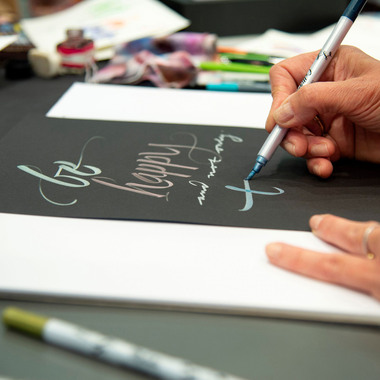 ONLINE Callibrush Pen Double Tip 19089 metallic ass. 2.5mm