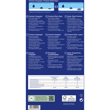 AVERY ZWECKFORM Superior InkJet Photo Paper A4 2556-20 250g 20 Blatt