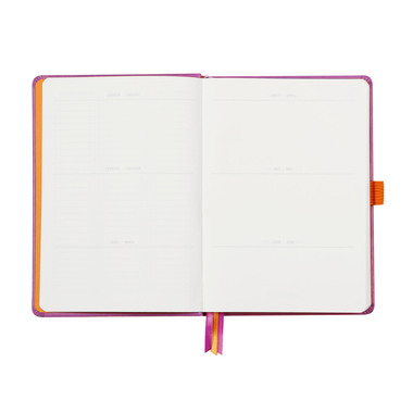 RHODIA Notizbuch Goalbook HC A5 118580C lila, dots 120 Blatt