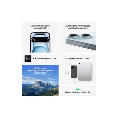 Apple iPhone 15 256 GB Blau