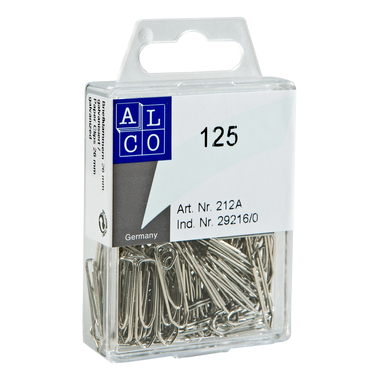 ALCO Fermagli 26mm 212A angolare, zincato 125 pezzi