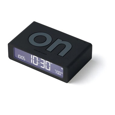 Lexon Digitalwecker Flip Mini Schwarz
