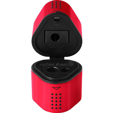 FABER-CASTELL Spitzer Grip 2001 183801 blau/brombeer 10 Stück