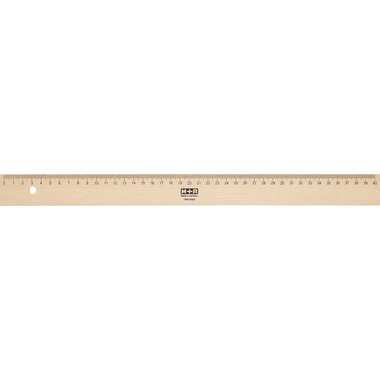 M+R Lineal 40cm 719400000 Metalleinlage Buche