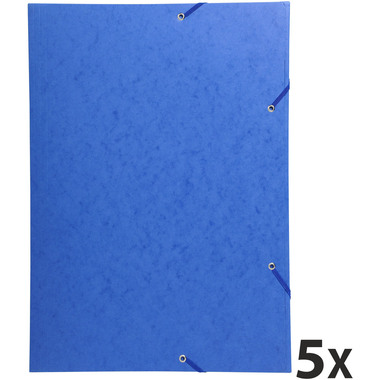EXACOMPTA Classeur à élastique A3 59507E bleu