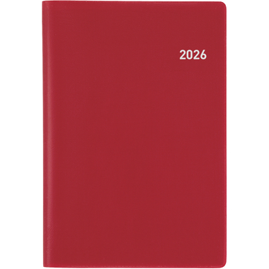BIELLA Agenda Istanbul 2026 855612470026U 1M/2P rouge vin ML 10.6x15.3cm