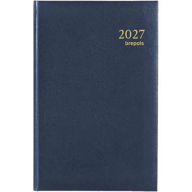 BREPOLS Agenda Saturnus 231 Lima 2027 0.231.1255 1W/2S blau 13x20.8cm